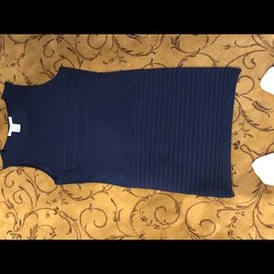 Navy blue max studio dress